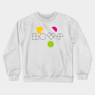 love color art block Crewneck Sweatshirt